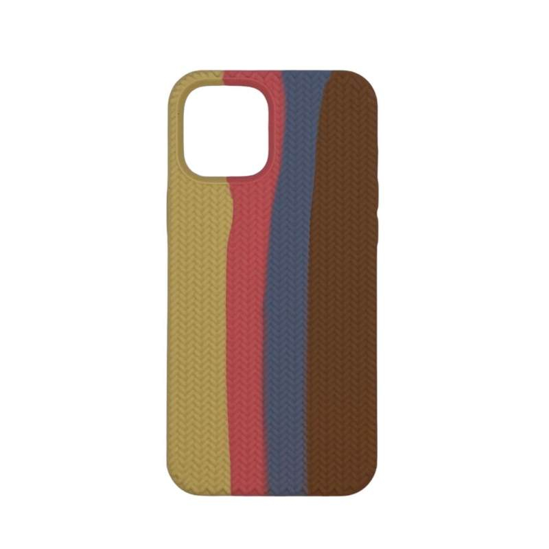 قاب طرح بافت رنگین کمانی گوشی  اپل Iphone 11