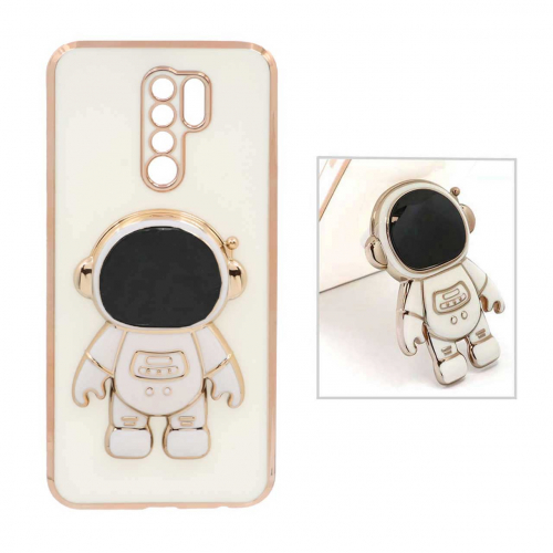 قاب طرح فضانورد استند دار الکتروپلیتینگ  شیائومی پوکو Xiaomi Redmi 9 / Xiaomi Poco M2