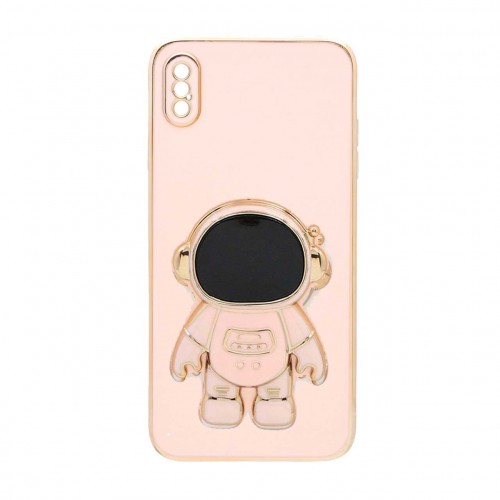 قاب طرح فضانورد استند دار الکتروپلیتینگ آیفون IPhone X/Xs