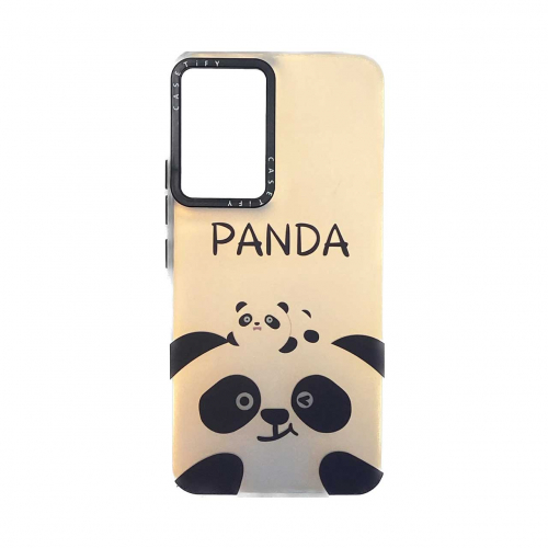 قاب گوشی هولوگرامی CaseTify سامسونگ Samsung A13 4G محافظ لنز و دکمه فلزی - طرح پاندا