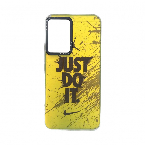 قاب گوشی هولوگرامی CaseTify سامسونگ Samsung A23 4G محافظ لنز و دکمه فلزی - طرح نایک