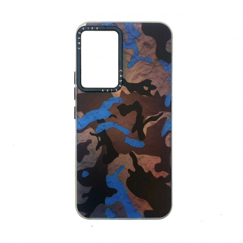 قاب گوشی شیائومی ردمی نوت Xiaomi Note 10 Pro هولوگرامی برند CaseTify محافظ لنز و دکمه فلزی - طرح ارتشی