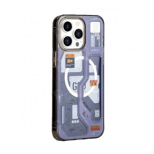 قاب آیفون 15 پرو برند اسپیگن مدل G20 طرح تکنولوژی با مگ سیف Spigen G20 for iPhone 15 Pro