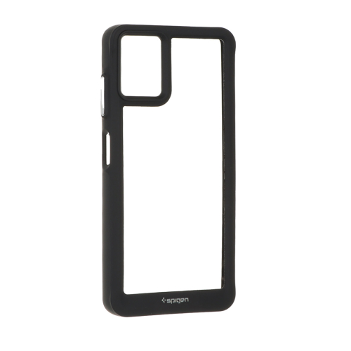 قاب سامسونگ  A06 اسپیگن مدل دور مشکی شفاف لنز برجسته Spigen Black TPU Clear Case Samsung A06