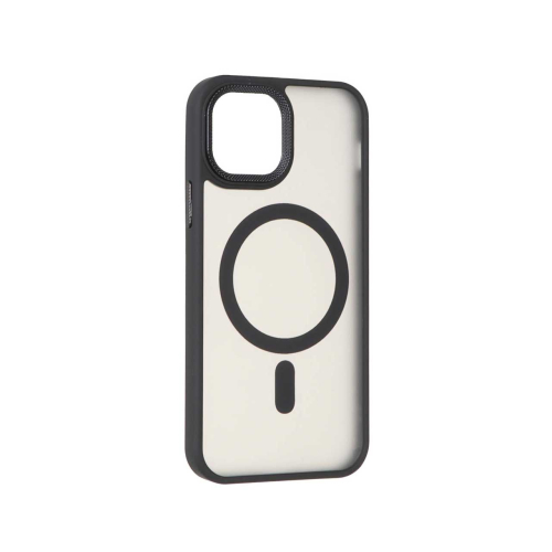 قاب گوشی آیفون 12 مات مگ سیف دار برند مجیک ماسک با لنز برجسته طرح کربن Magic Mask IPhone 12