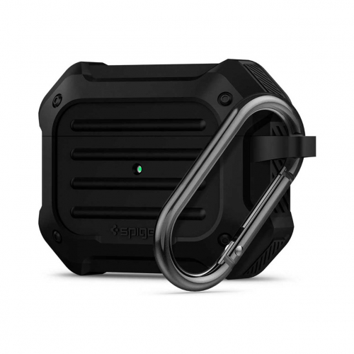 کاور ایرپاد پرو برند اسپیگن آرمور متال مدل Spigen Rugged Armor Metal Case Airpods Pro