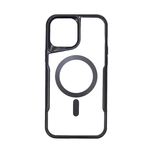 قاب آبفون 13 پرومکس برند New Zone پشت شفاف دور اکرلیک با مگ سیف New Zone IPhone 13 Pro Max