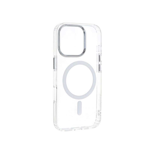 قاب شفاف گوشی آیفون 16 پرومکس برند بلکین با مگ سیف و دکمه و رینگ متال Belkin For IPhone 16 Pro Max