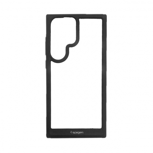 قاب سامسونگ اس 24 الترا اسپیگن مدل دور مشکی شفاف لنز برجسته Spigen Black TPU Clear Case Samsung S24 Ultra