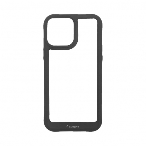 قاب آیفون 11 اسپیگن مدل دور مشکی شفاف لنز برجسته Spigen Black TPU Clear Case IPhone 11