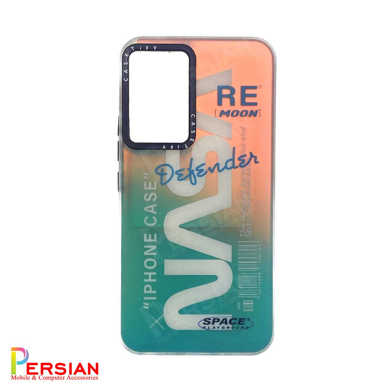 قاب گوشی شیائومی ردمی نوت Xiaomi Note 11 - 11s هولوگرامی برند CaseTify محافظ لنز و دکمه فلزی - طرح ناسا