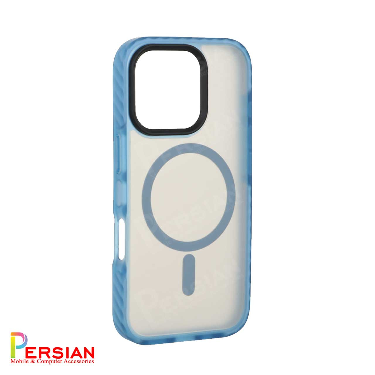 قاب گوشی آیفون 16 پرومکس پشت مات مگ سیف دور سیلیکونی مجیک ماسک Magic Mask iPhone 16 Pro Max