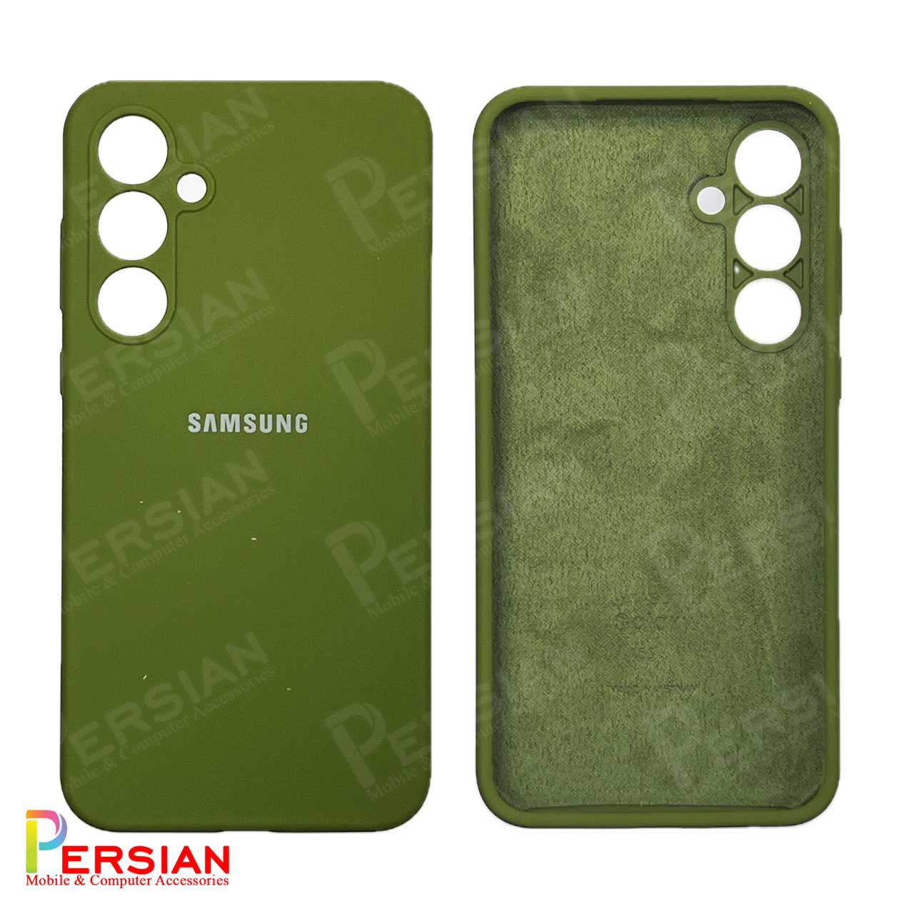 قاب سیلیکونی سامسونگ A15 پاک کنی اصلی با محافظ دوربین Silicone Cover Samsung A15