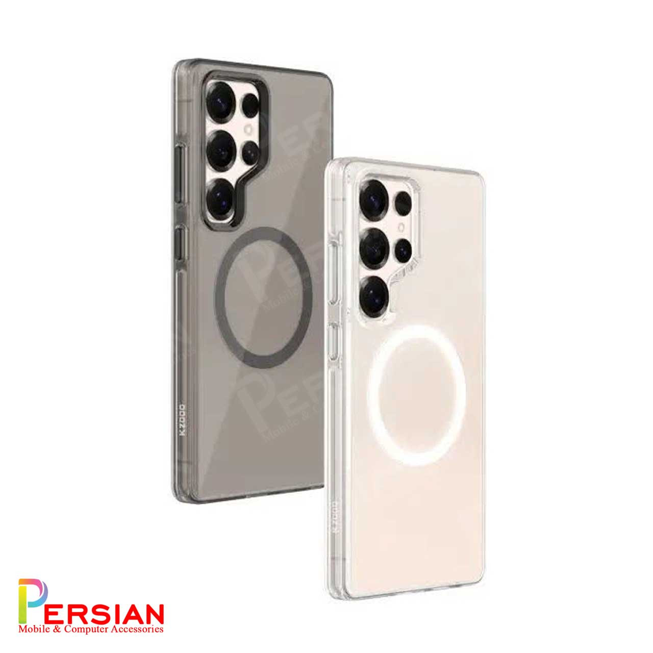قاب شفاف مگ سیف کی دوو سامسونگ S25 الترا مدل KDOO (KZDOO) Magsafe Iceguard S25 Ultra