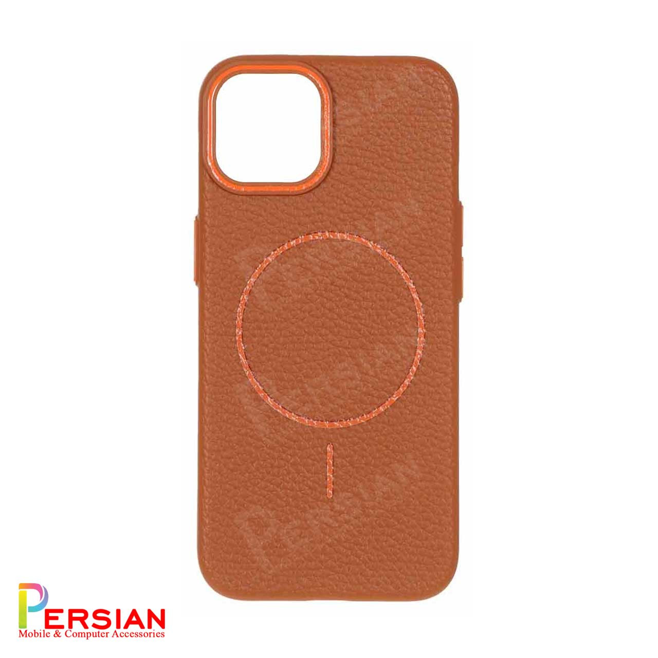 قاب گوشی آیفون 13 پرومکس چرمی نرم برند مجیک ماسک با مگ سیف Leather Soft iPhone 13 Pro Max