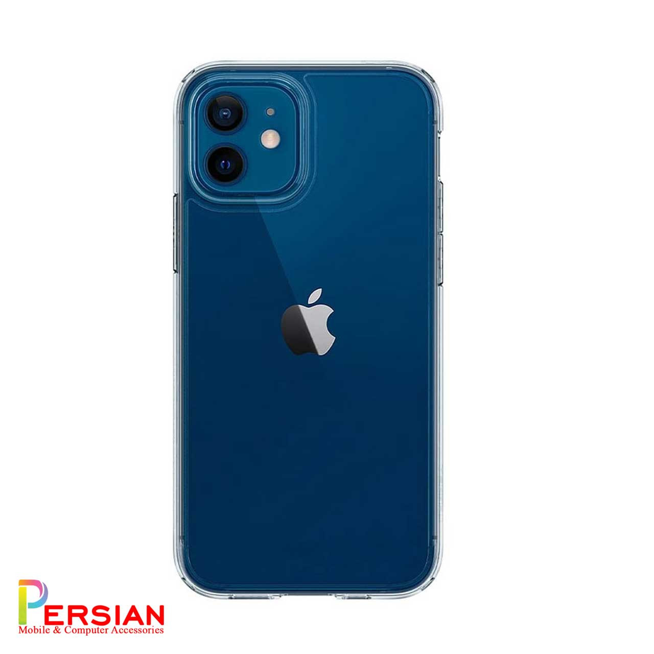 قاب اسپیگن برای آیفون ۱۲/۱۲پرو Spigen Crystal Hybrid case iPhone 12 /12 Pro