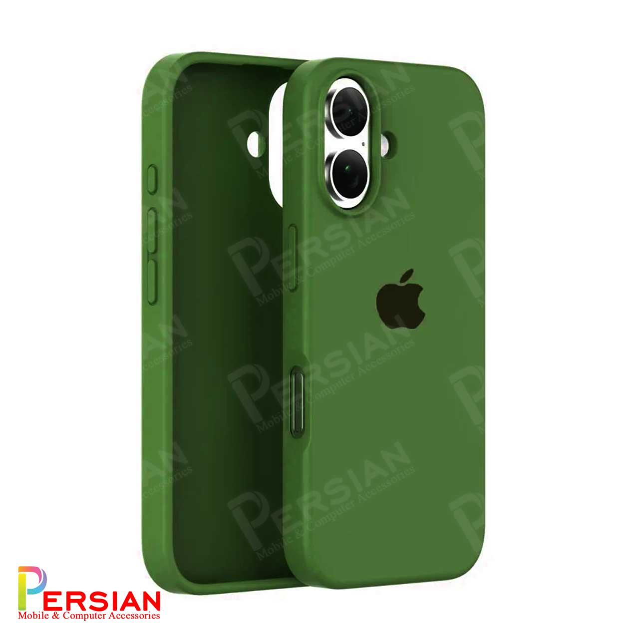 قاب سیلیکونی آیفون 16 پاک کنی اورجینال Apple iPhone 16 محافظ لنزدار