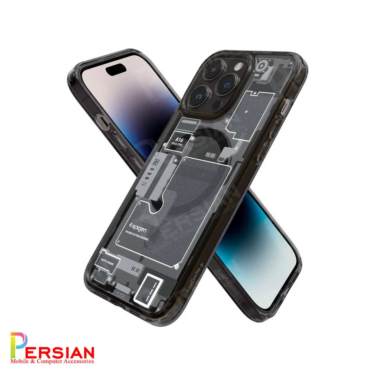 قاب آیفون ۱۴ پرو مکس برند اسپیگن Spigen Ultra Hybrid Mag Zero One Case iPhone 14 Pro Max