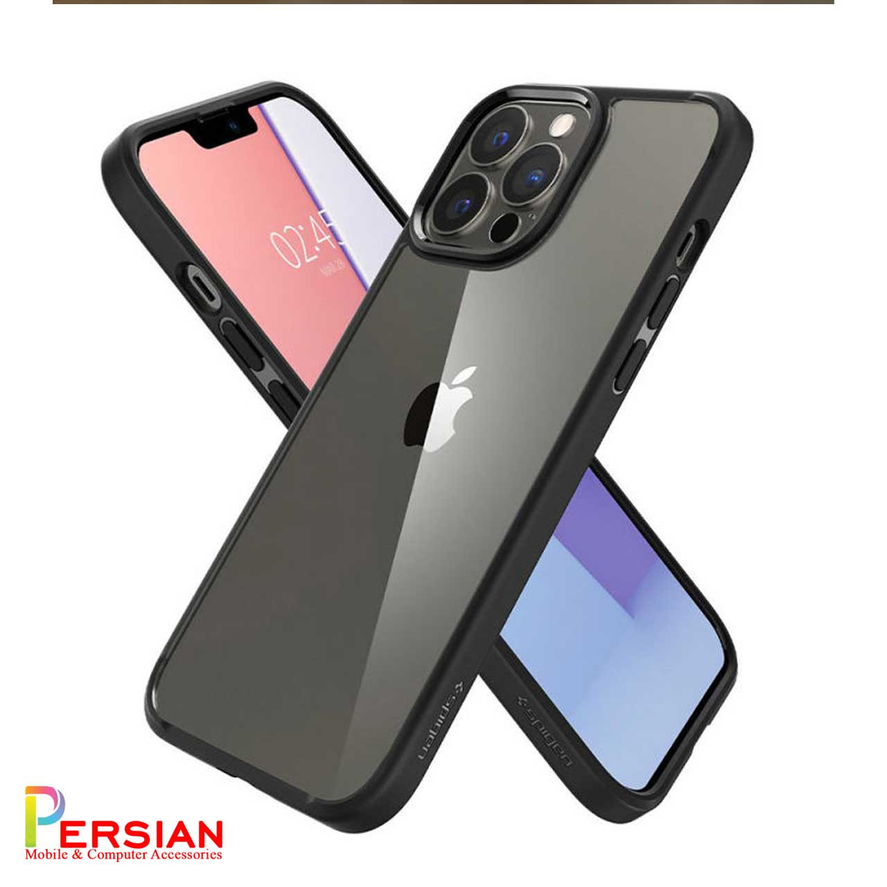 قاب شفاف اسپیگن Spigen مدل Ultra Hybrid برای IPhone 13 Pro max