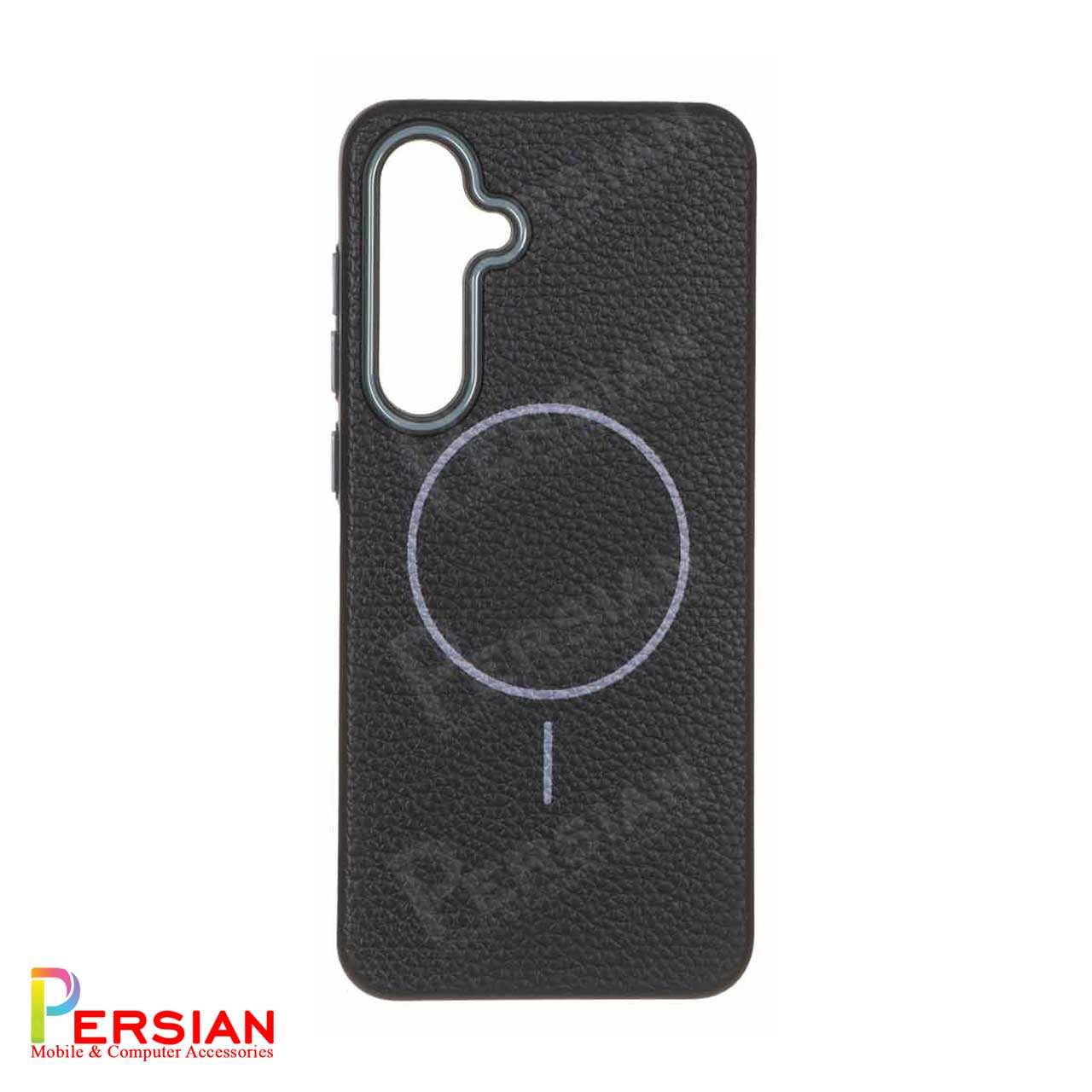 قاب گوشی سامسونگ اس 24 اف ای چرمی نرم برند مجیک ماسک با مگ سیف Leather Soft Samsung S24 FE