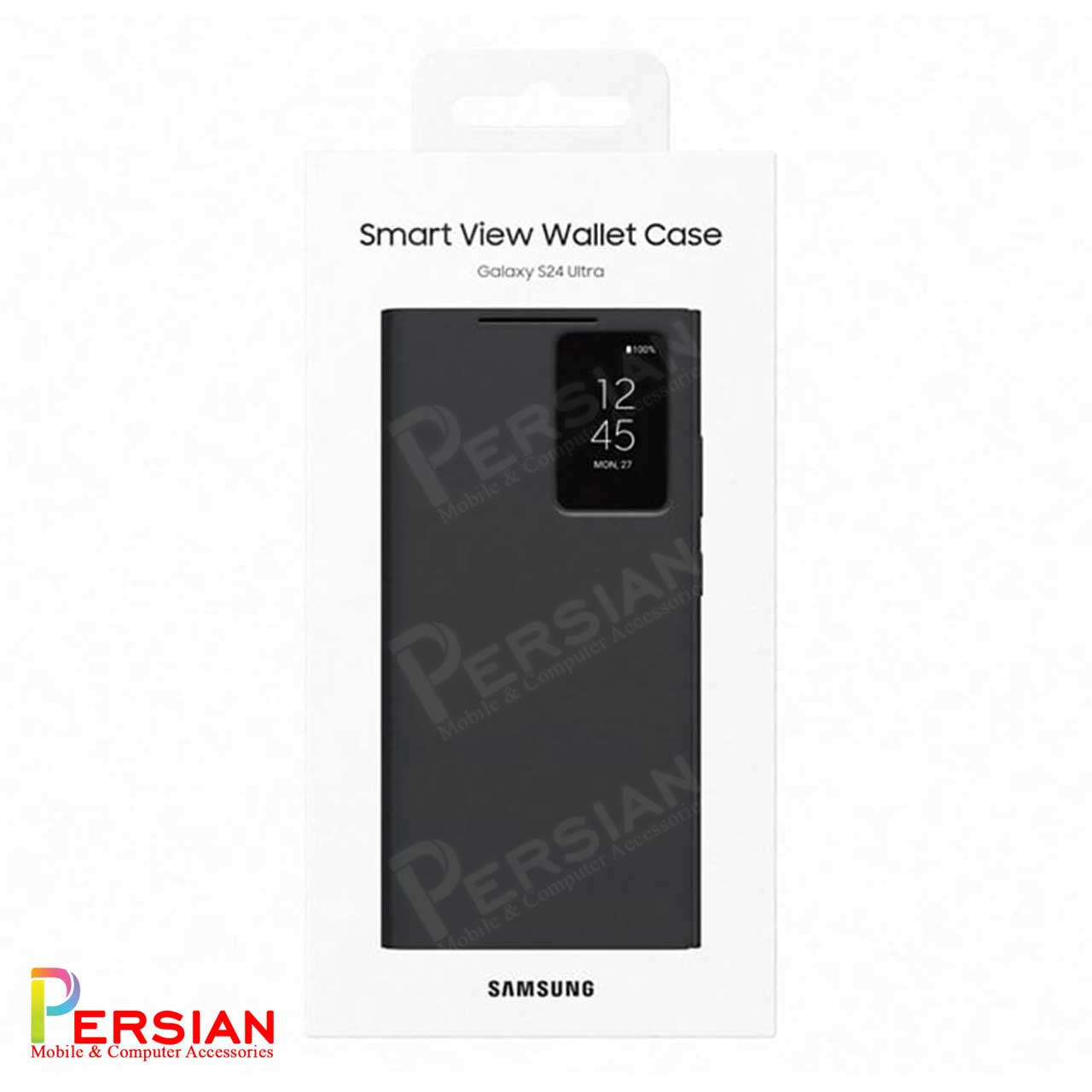 کیف اورجینال اس 24 اولترا سامسونگ Smart View Wallet مناسب برای گوشی Samsung Galaxy S24 Ultra