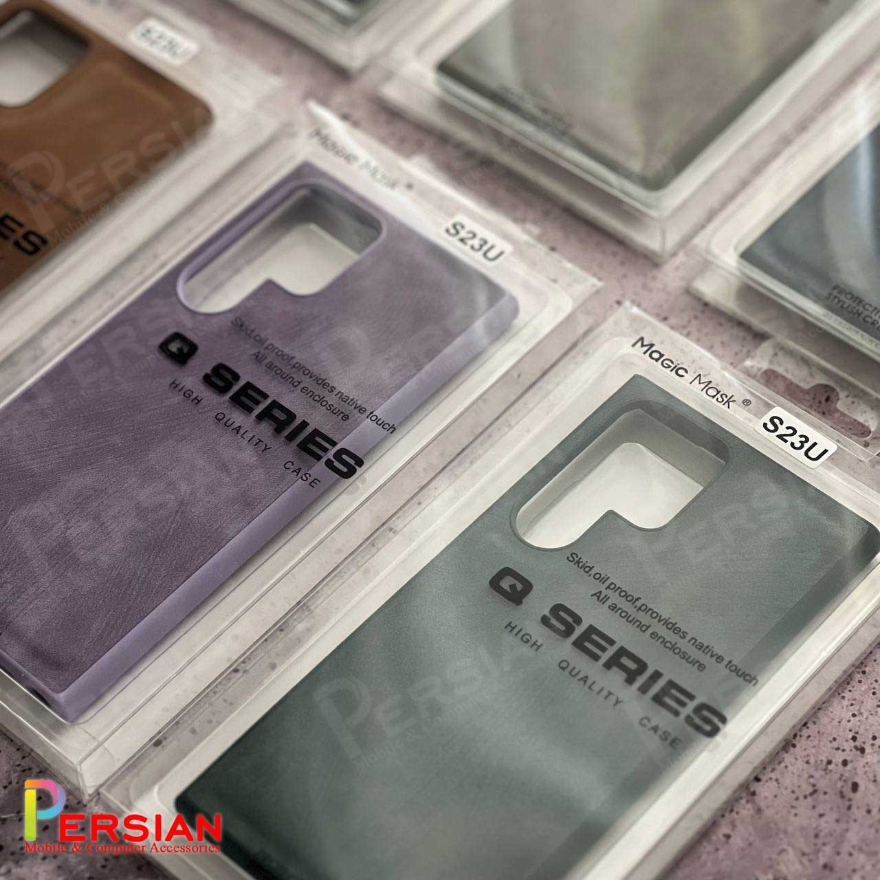 قاب گوشی سامسونگ A54 چرمی Woven برند مجیک ماسک Samsung A54