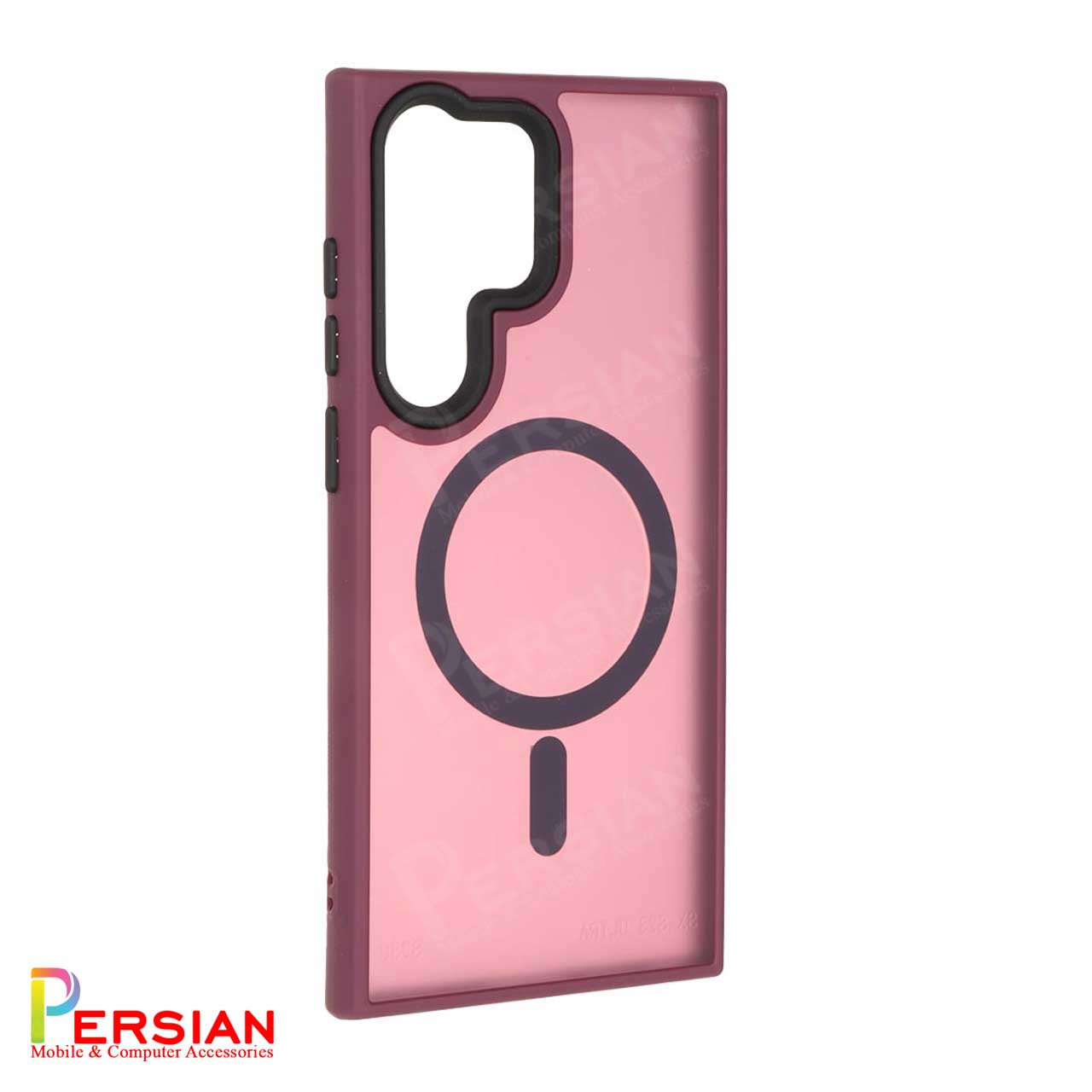 قاب گوشی سامسونگ S24 الترا پشت مات لنز برجسته مگ سیف مجیک ماسک Magic Mask MagSafe Matte Case Samsung S24 Ultra
