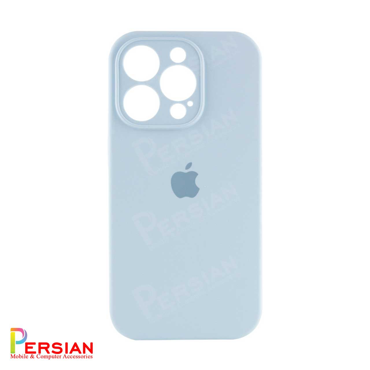 قاب سیلیکونی آیفون 15 پرو پاک کنی اورجینال Apple iPhone 15 Pro محافظ لنزدار