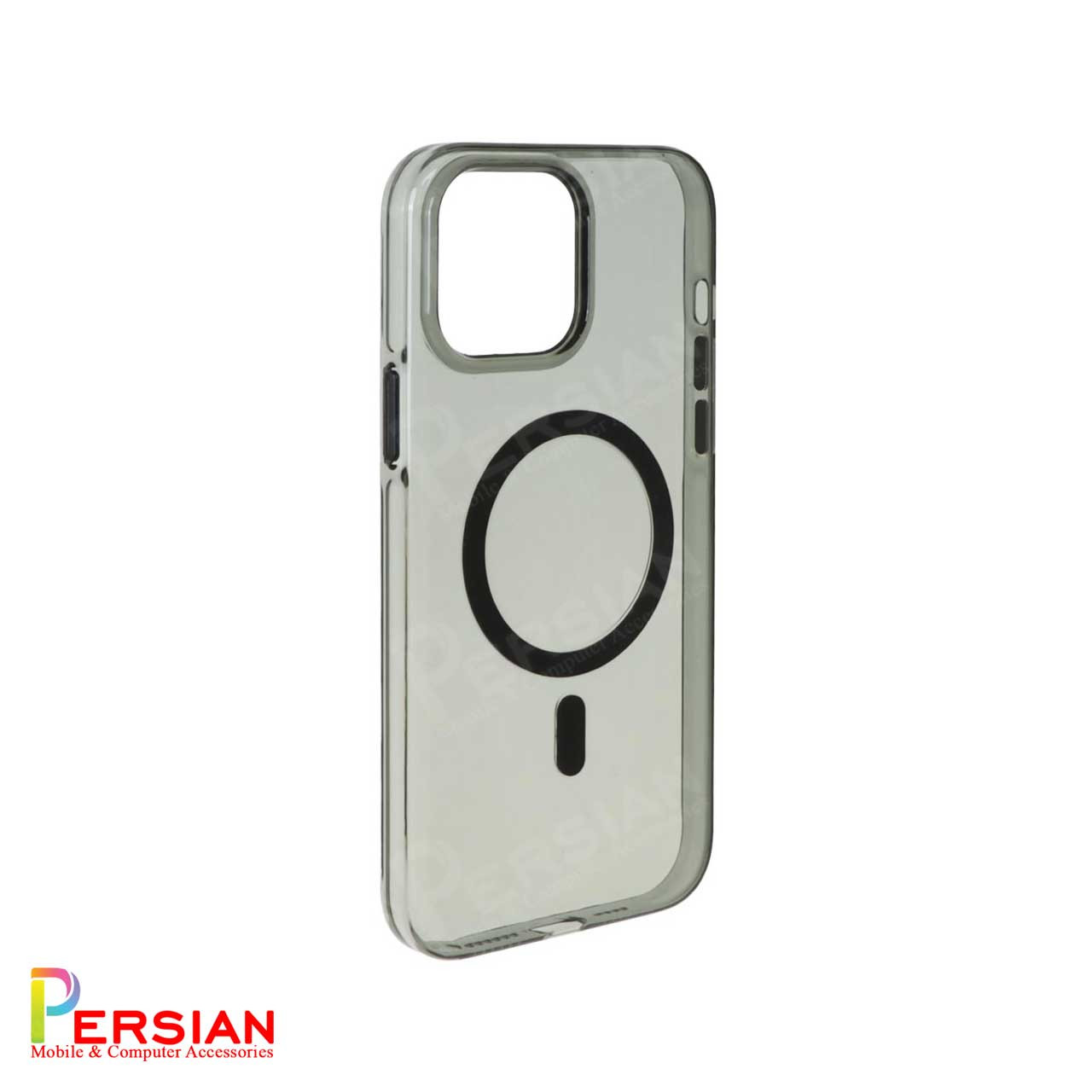 قاب گوشی آیفون 16 پرومکس تمام شفاف PC با مگ سیف مدل آیرون مجیک Magic Mask Iron Magic iPhone 16 Pro Max