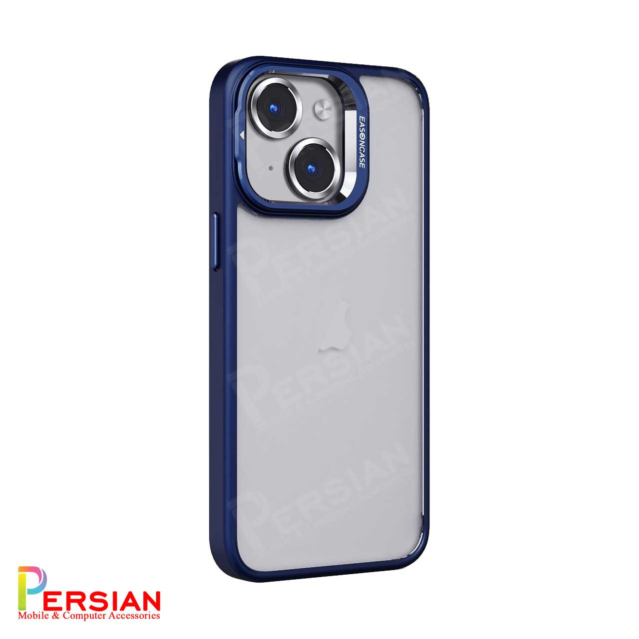 قاب آیفون 12 پرو برند ایسون کیس شفاف استند شو با محافظ لنز رینگی Eason Case IPhone 12 Pro