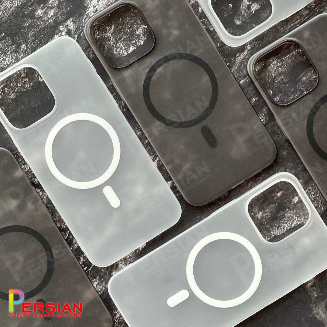 قاب آبفون 15 پرومکس باریک و مات برند مجیک ماسک Magic Mask Slim Matte IPhone 15 Pro Max