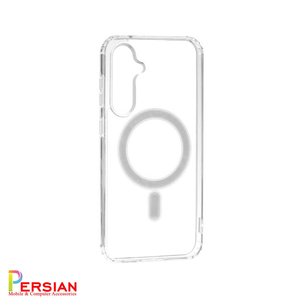 قاب شفاف گوشی سامسونگ S23 FE با مگ سیف برند مجیک ماسک Clear Case For Samsung S23 FE