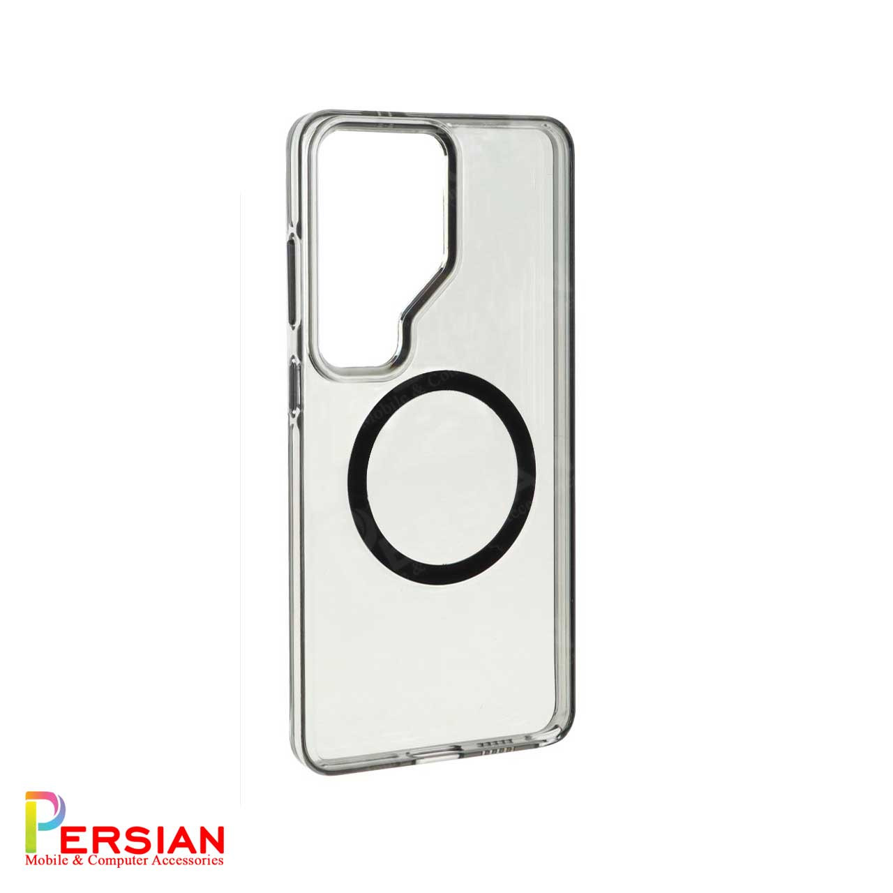 قاب گوشی سامسونگ S26 الترا تمام شفاف کریستالی با مگ سیف مدل آیرون مجیک Magic Mask Iron Magic Samsung S26 Ultra