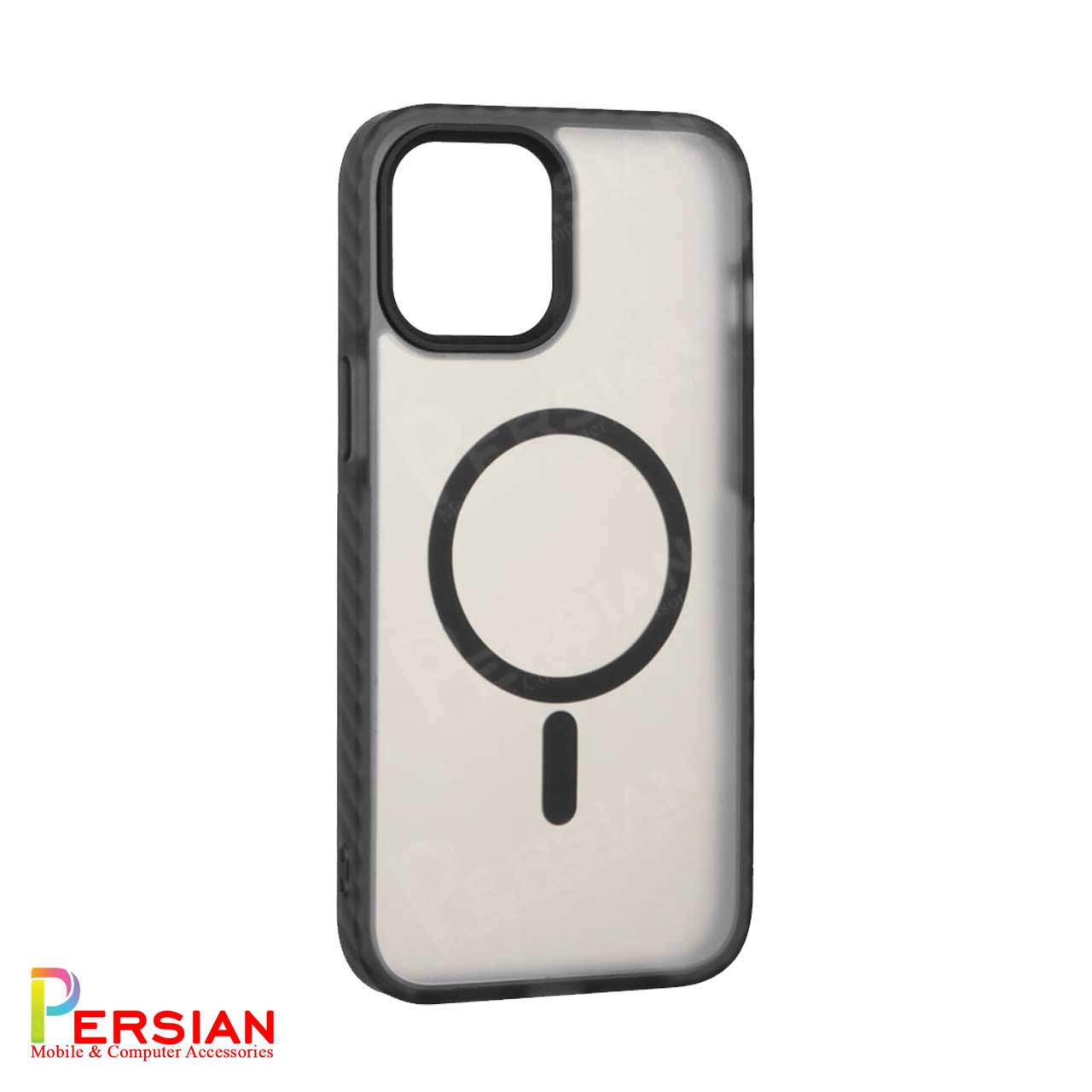 قاب گوشی آیفون 12 پرو پشت مات مگ سیف دور سیلیکونی مجیک ماسک Magic Mask iPhone 12 Pro