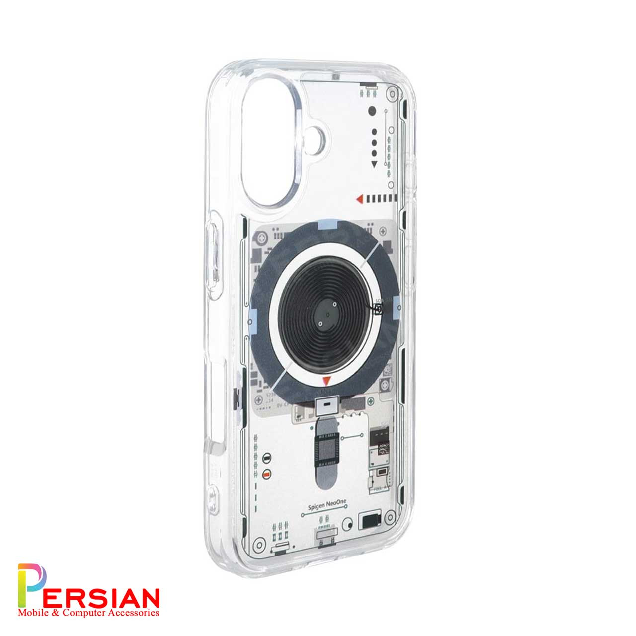 قاب آیفون ۱7  طرح Neo One اسپیگن Spigen Ultra Hybrid Neo One (MagFit) iPhone 17