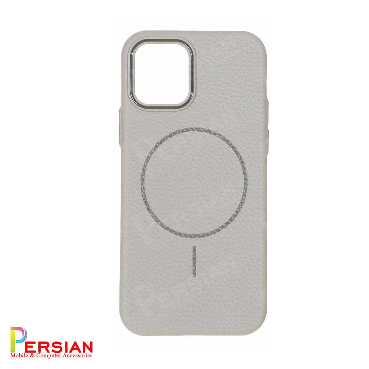 قاب گوشی آیفون 12 , 12 پرو چرمی نرم برند مجیک ماسک با مگ سیف Leather Soft iPhone 12 / 12 Pro