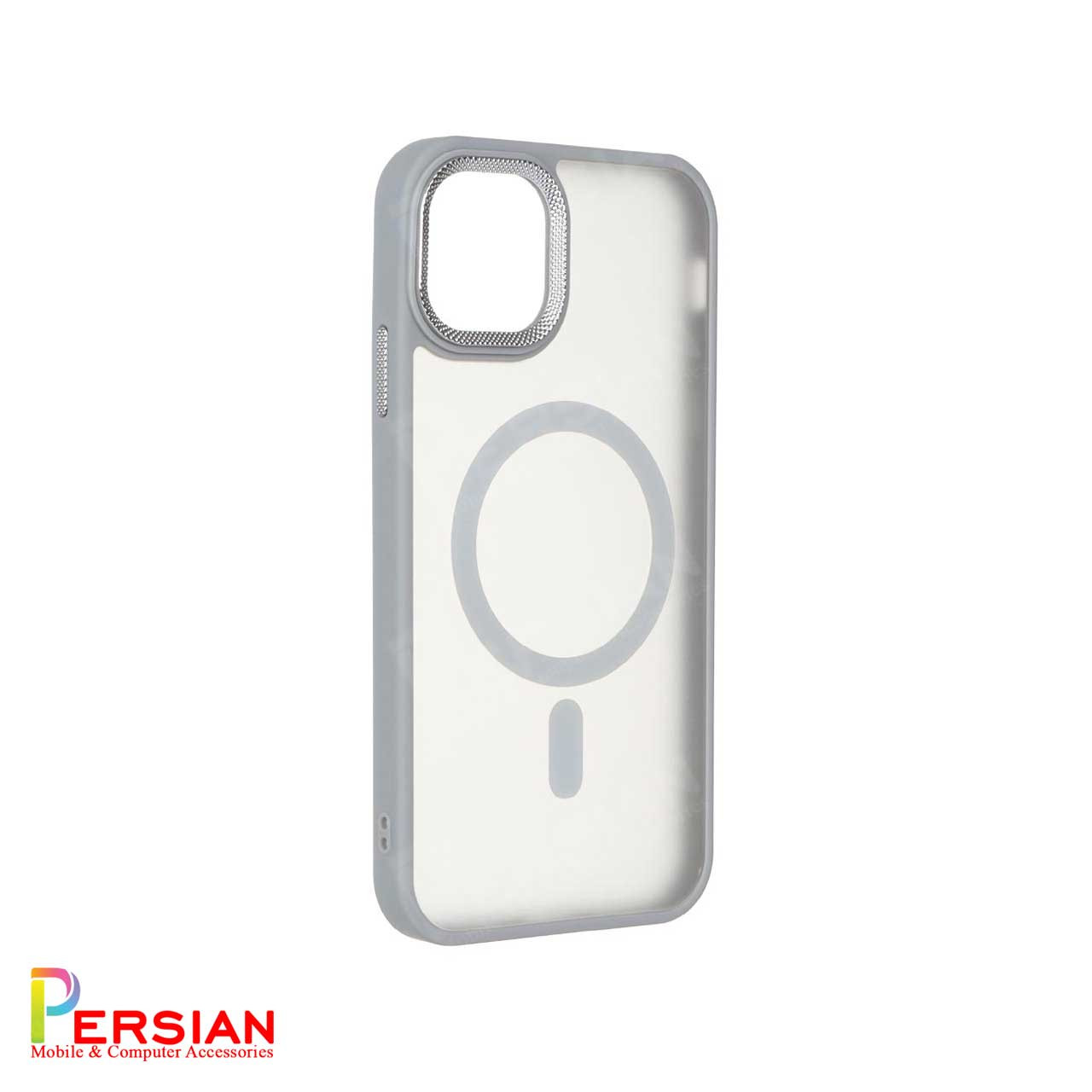 قاب گوشی آیفون 11 پرومکس مات مگ سیف دار برند مجیک ماسک با لنز برجسته طرح کربن Magic Mask IPhone 11 Pro Max