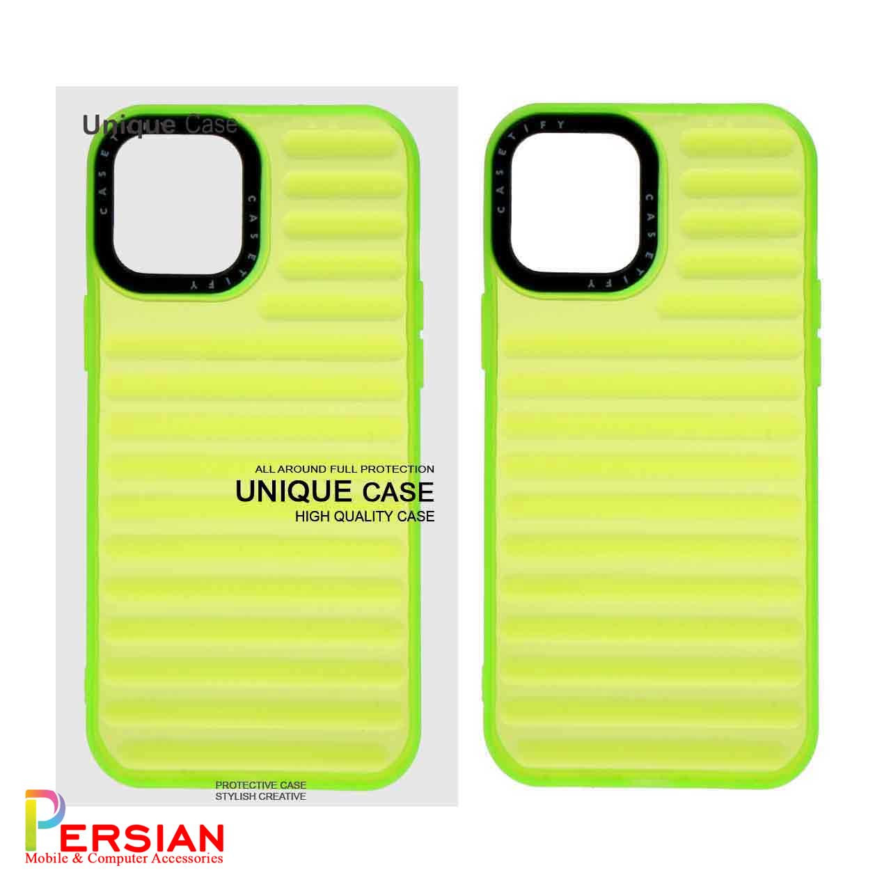 قاب پافر ژله ای شفاف CaseTify مدل IPhone 12 / 12 Pro - دودی