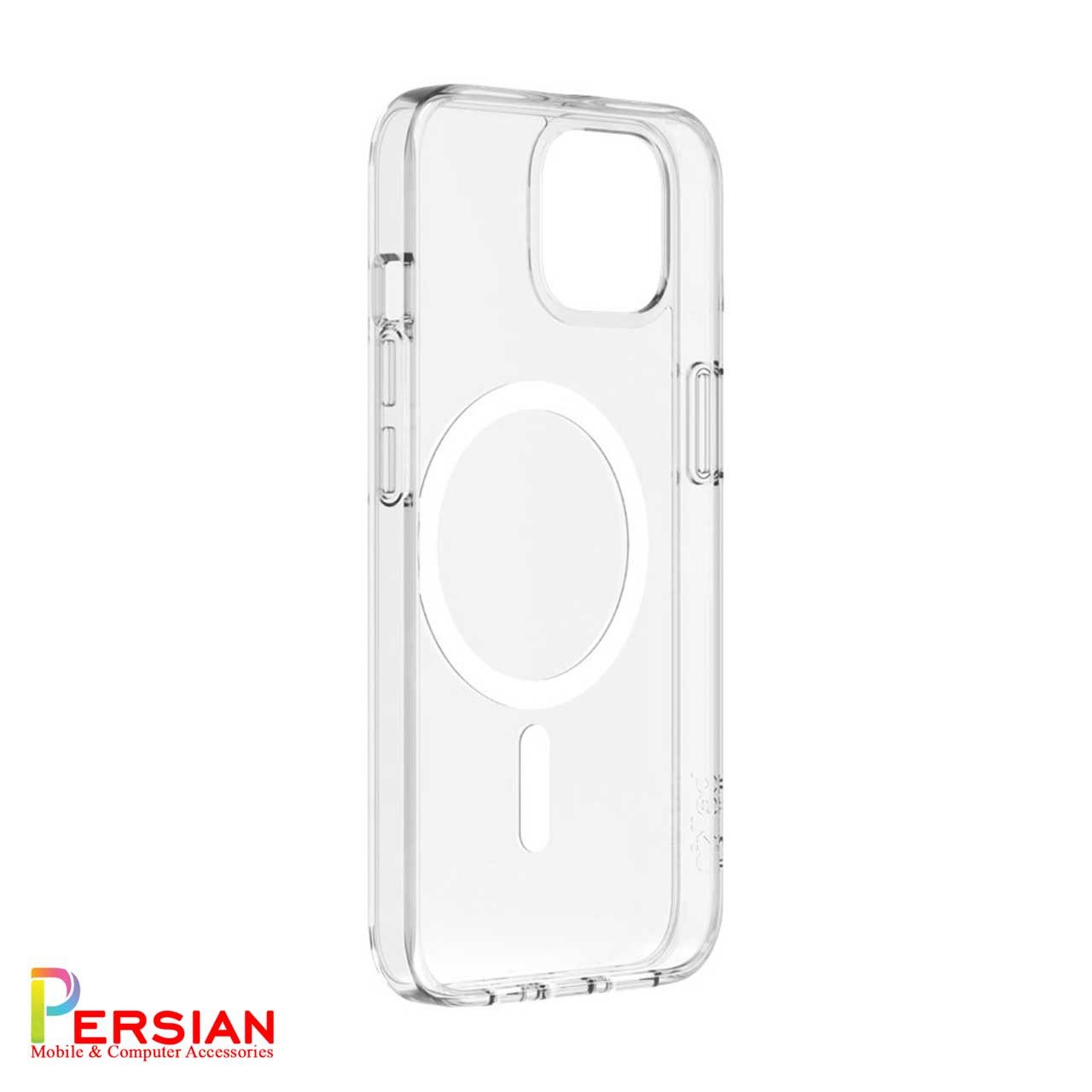 قاب شفاف گوشی آیفون 12 پرو برند بلکین با مگ سیف و دکمه و رینگ متال Belkin For IPhone 12 Pro