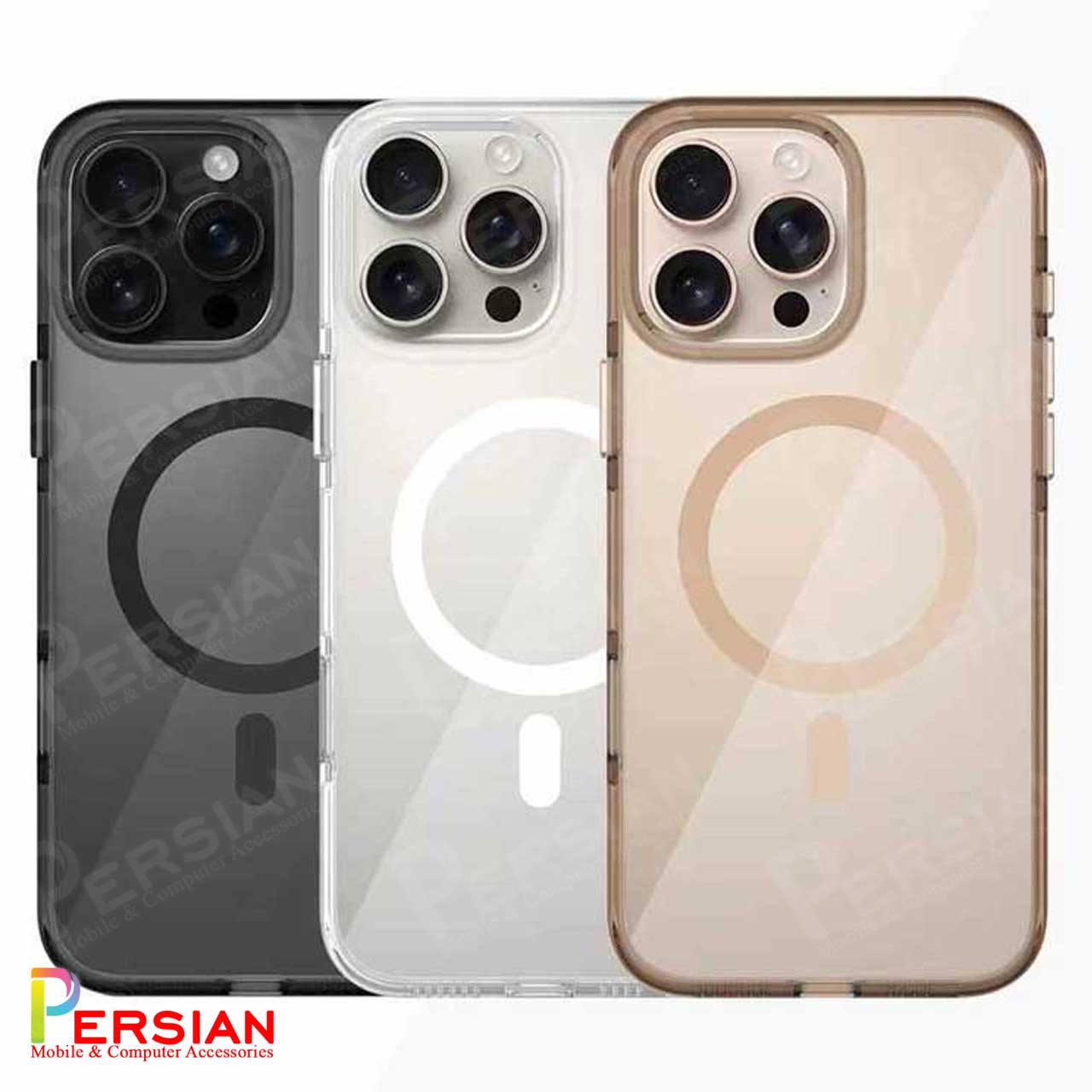 قاب شفاف مگ سیف کی دوو Apple iPhone 16 Pro Max مدل KDOO (KZDOO) Magsafe Iceguard