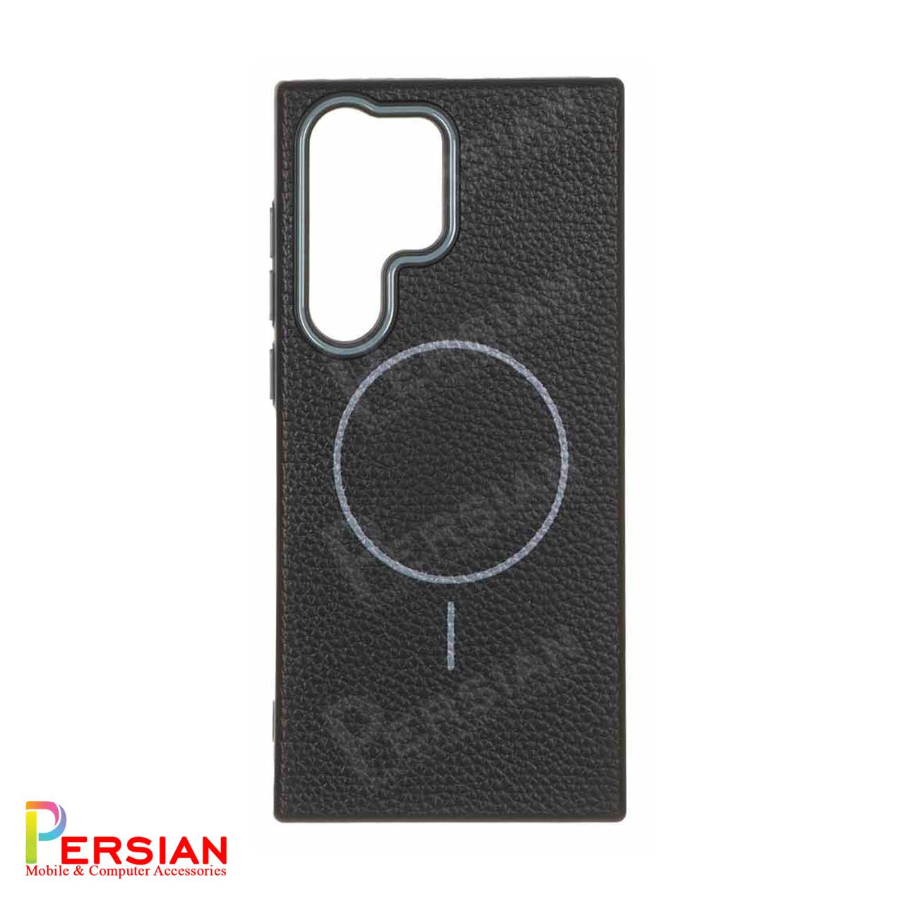 قاب گوشی سامسونگ اس 25 اولترا چرمی نرم برند مجیک ماسک با مگ سیف Leather Soft Samsung S25 Ultra
