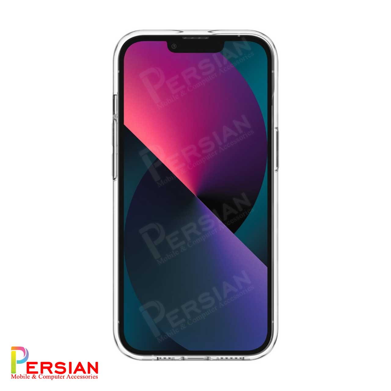 قاب شفاف گوشی آیفون 14 برند بلکین با مگ سیف و دکمه و رینگ متال Belkin For IPhone 114