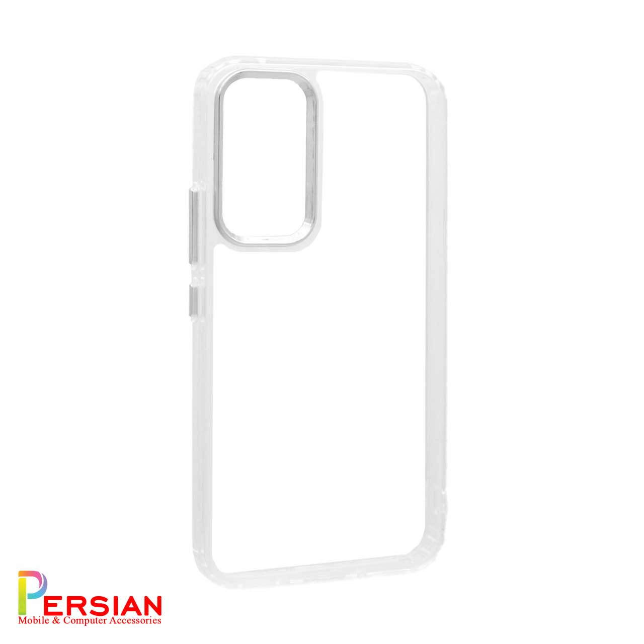 قاب شفاف گوشی سامسونگ A34 برند بلکین  دکمه و رینگ متال Belkin For Samsung A34