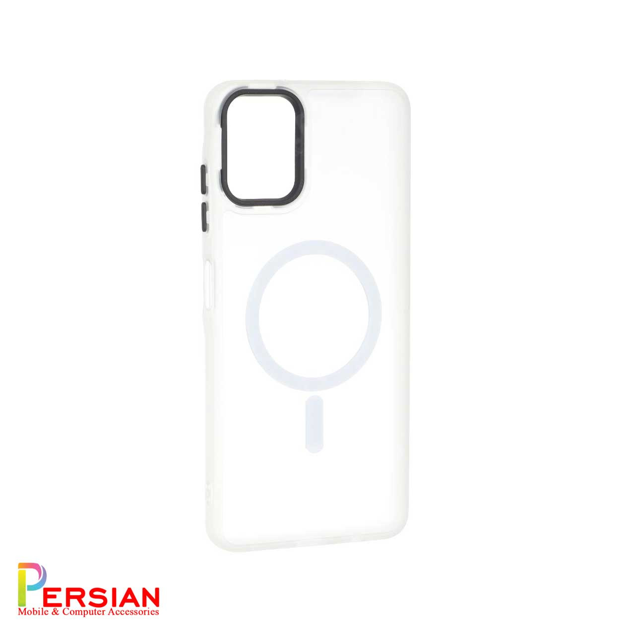 قاب گوشی سامسونگ A07 پشت مات لنز برجسته مگ سیف مجیک ماسک Magic Mask MagSafe Matte Case Samsung A07