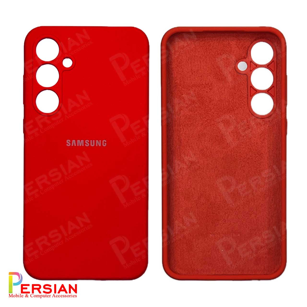 قاب سیلیکونی سامسونگ A55 پاک کنی اصلی با محافظ دوربین Silicone Cover Samsung A55