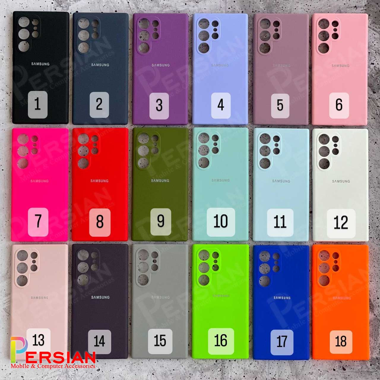 قاب سیلیکونی سامسونگ A06 پاک کنی اصلی با محافظ دوربین Silicone Cover Samsung A06