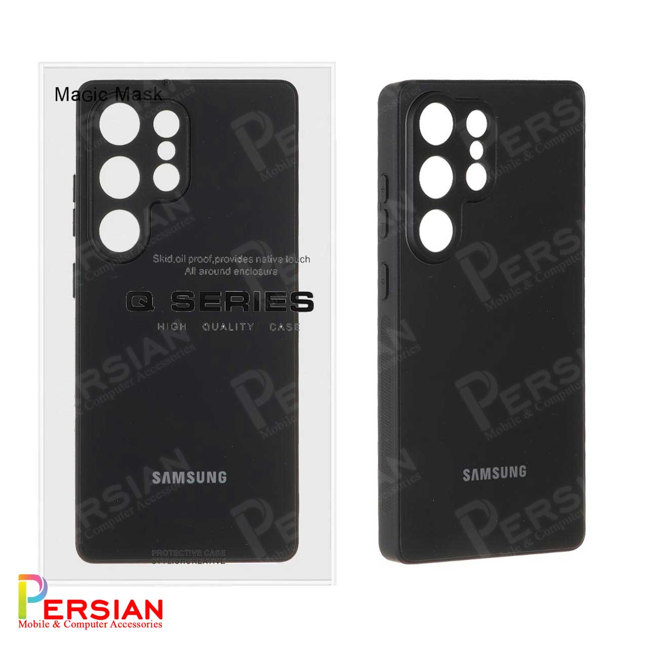 قاب گوشی سامسونگ اس 25 اولترا PVD پشت مات ضد خش برند مجیک ماسک Samsung S25 Ultra