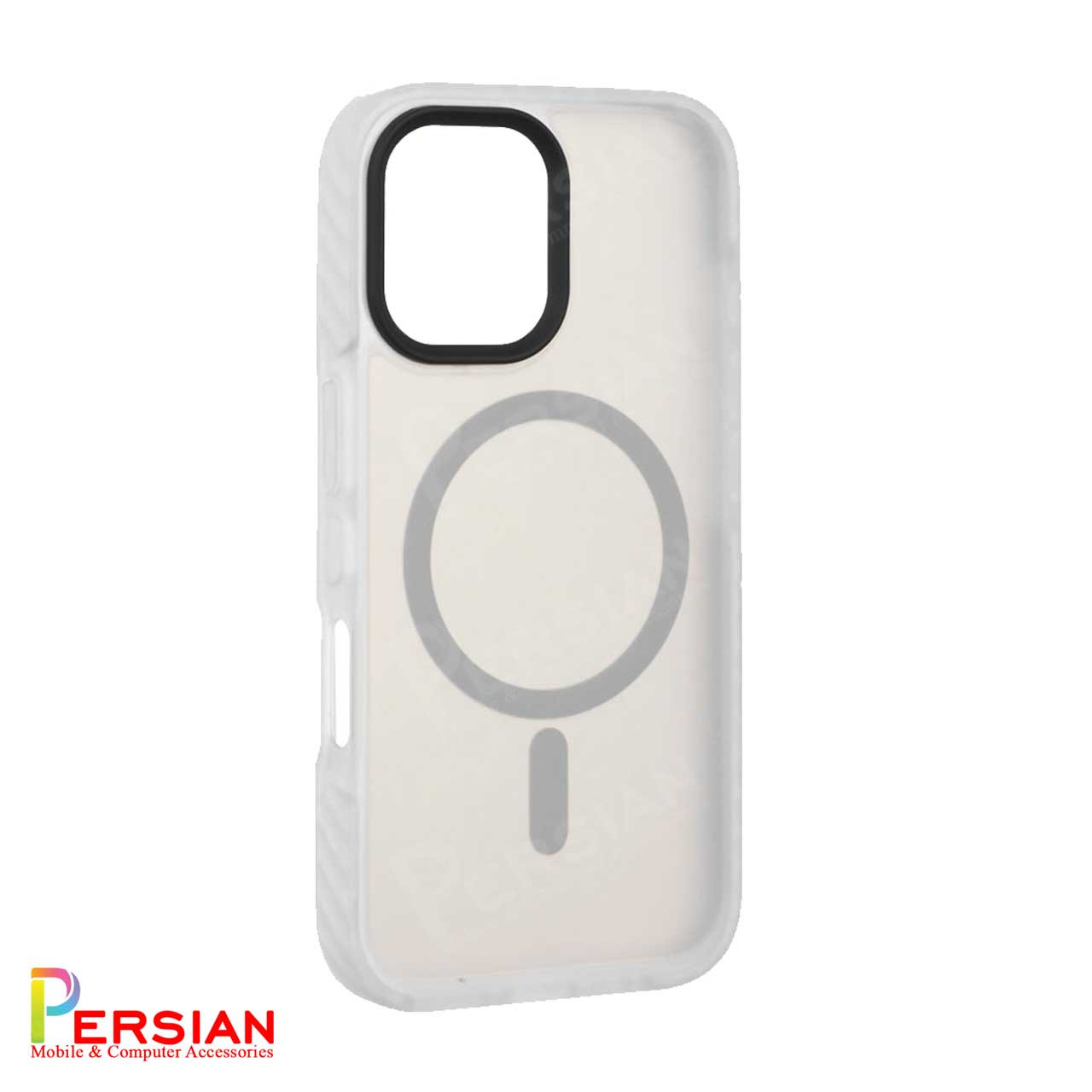 قاب گوشی آیفون 16 پشت مات مگ سیف دور سیلیکونی مجیک ماسک Magic Mask iPhone 16