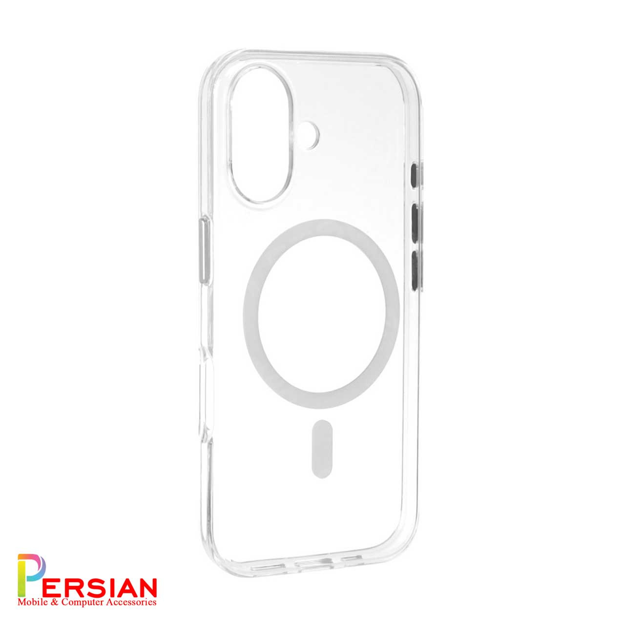 قاب گوشی آیفون 16 تمام شفاف PC با مگ سیف مدل آیرون مجیک 16 Magic Mask Iron Magic iPhone