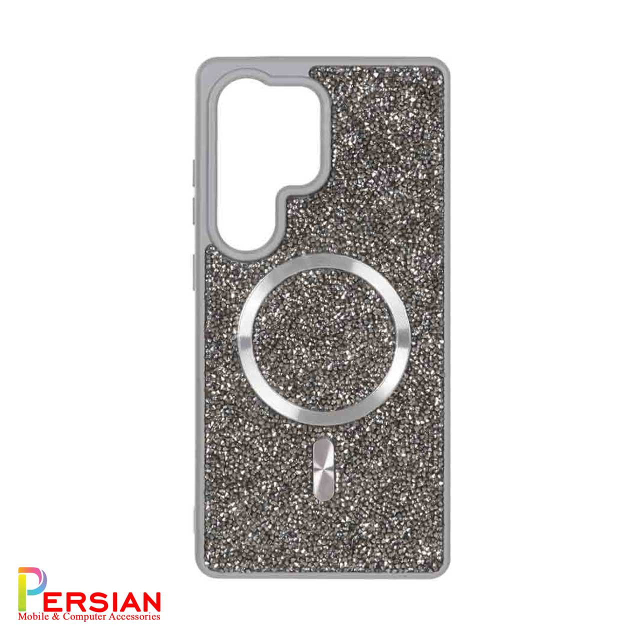 قاب سامسونگ اس 24 الترا طرح Diamond برند مجیک ماسک با مگ سیف Magic Mask Samsung S24 Ultra Magsafe